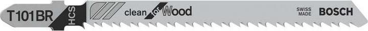 Actual product image Bosch Professional Zubehör Jigsaw blade T 101 BR Clean for Wood, pack of 25