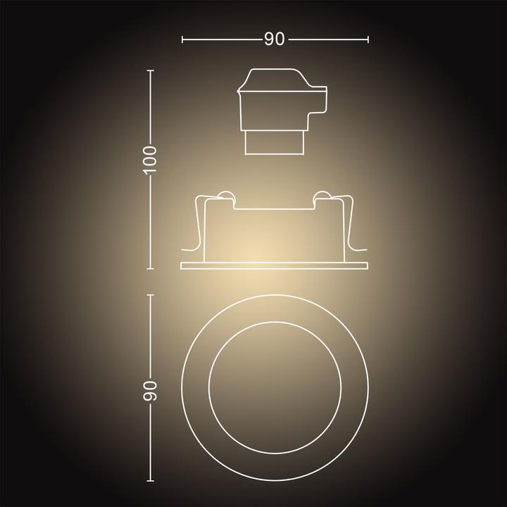 Produktbild Philips Hue Milliskin Basis BT (350 lm, GU10)