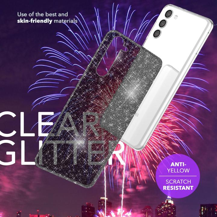 Produktbild Nalia Klare Glitzer Silikon Hülle (Samsung Galaxy S24+)