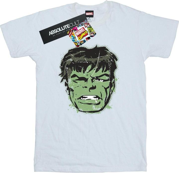 Incredible Hulk Distressed Face TShirt (XL)