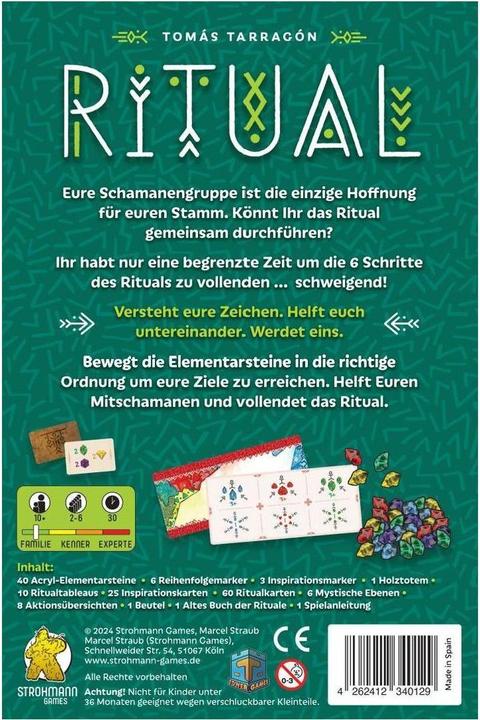 Actual product image Strohmann Games Ritual (German)