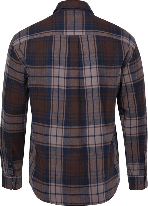 Produktbild JP1880 Karo-Flanellhemd, Langarm, verdeckter Buttondown-Kragen, Modern Fit (8XL)