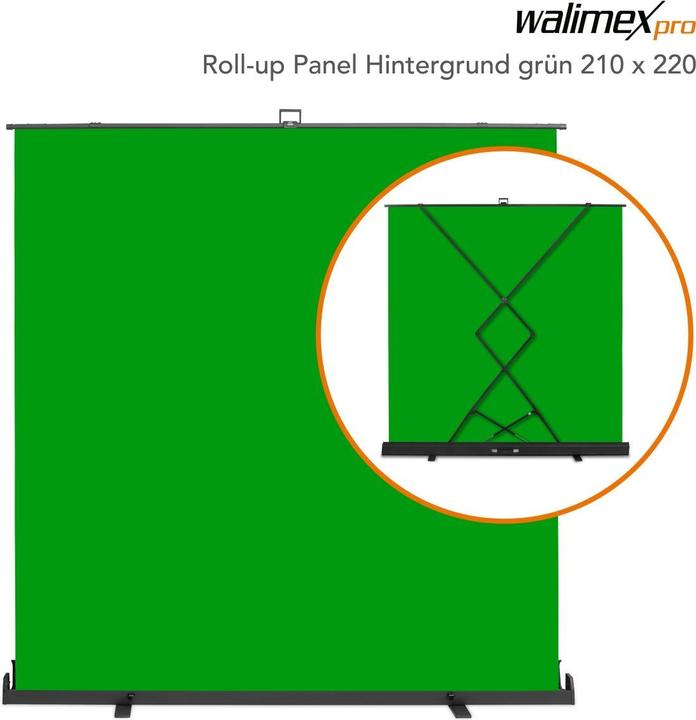 Produktbild Walimex pro Roll-up Panel Hintergrund (220 cm, 220 cm)