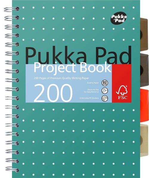 Image du produit Pukka Fun Pukka Metallic Organiserbook B5 liniert 100 Blatt (À rayures, Non contraignant)