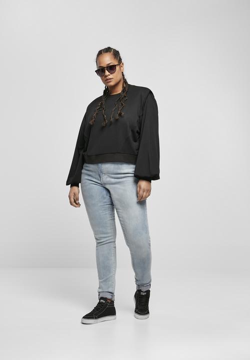 Image du produit Urban Classics Ladies Padded Shoulder Modal Terry Crewneck (4XL)