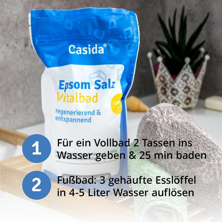 Immagine prodotto Casida Sale di Epsom (Sali da bagno)