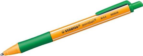 Immagine prodotto STABILO biro retrattili pointball (Verde, 1 x)