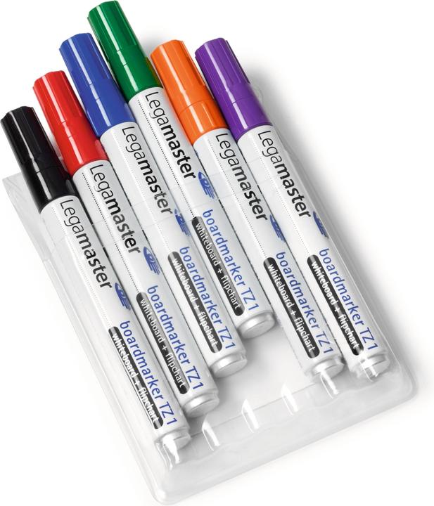 Legamaster Boardmarker (Multicolor, 3 mm, 6 x)