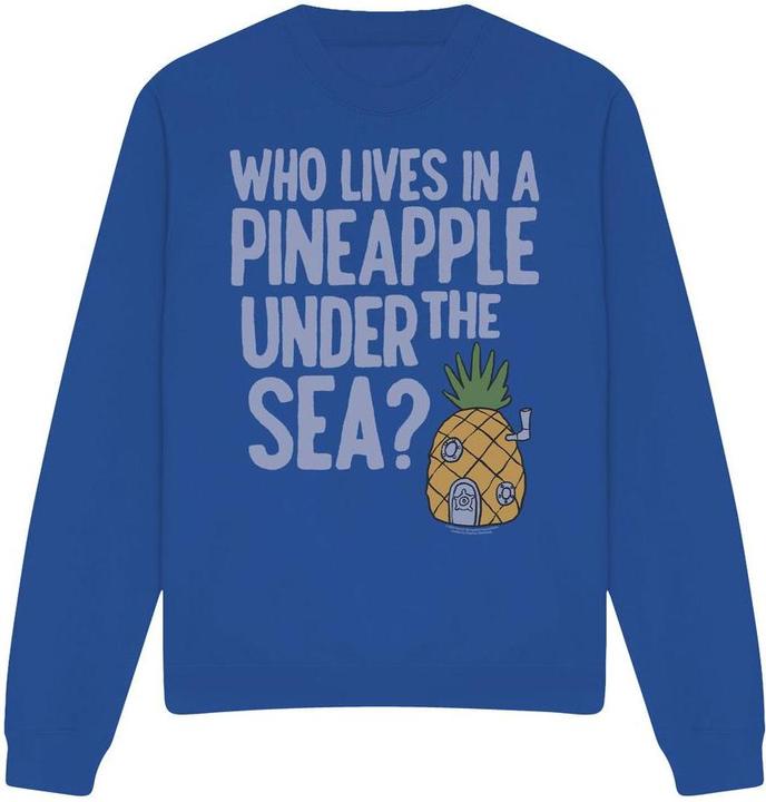 Immagine prodotto Spongebob Squarepants Pineapple Under The Sea Felpa Adulto Unisex (L)