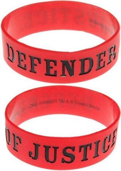 Produktbild The Lone Ranger Armband Defender Of The Justice Gummi (100% synthetisches Material)