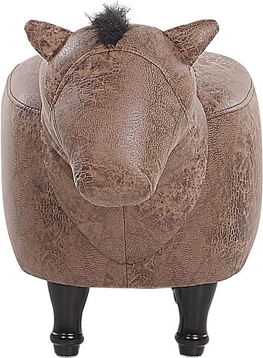 Produktbild Beliani Bilini Pufa Bestienpferdefleisch brauner Bagger