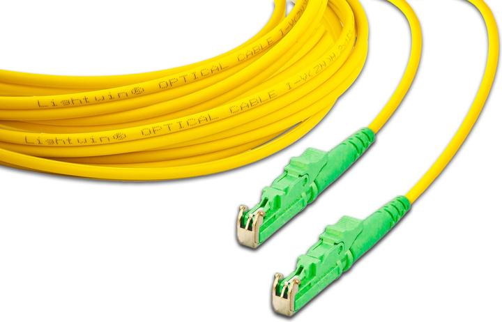 Produktbild Lightwin LWL-Patchkabel LSH/APC-LSH/APC, Singlemode, Simplex, 5m (LSOH, CAT6, 5 m)