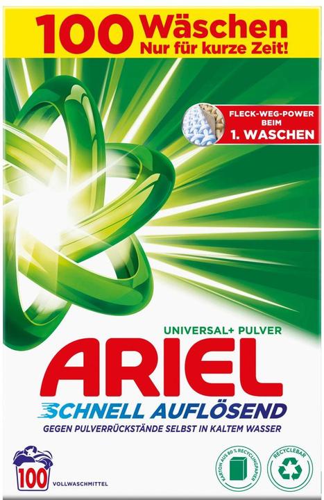 Produktbild Ariel Universal+ (100 Waschgänge, Waschpulver)