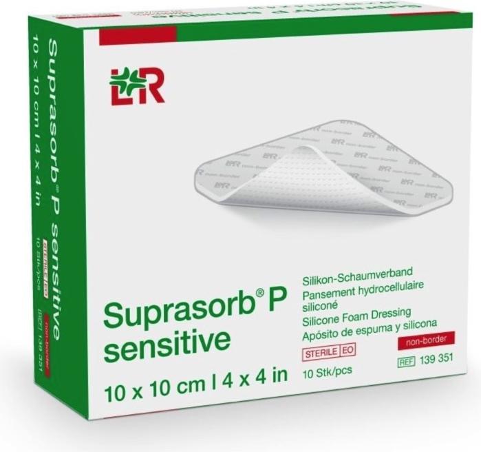 Produktbild Suprasorb P sensitive non-border 10x10cm (10 x)