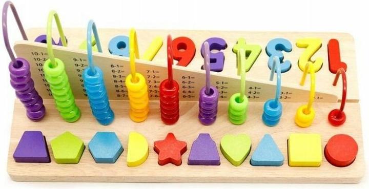 Produktbild EcoToys Lernspielzeugzahlen, Buchstaben