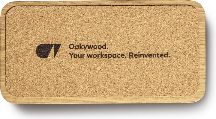 Immagine prodotto Oakywood Mini vassoio portaoggetti e organizzatore da scrivania compatto in legno per accessori