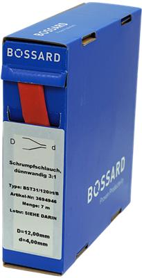 Produktbild Schrumpfschlauch-Box 12:4mm rot 7m (7 x)