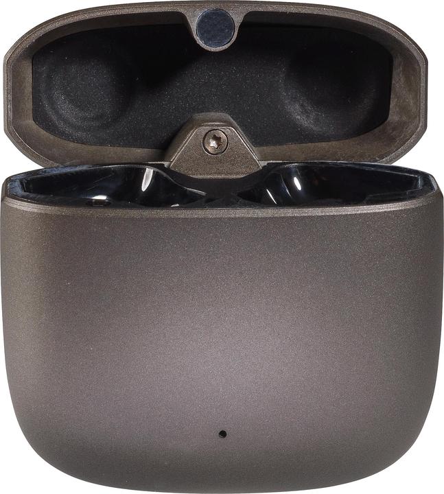 Actual product image Vivanco True Wireless Bluetooth Earphones, Metal Case, Low Latency Mode, Anthracite Metallic (180 h, Wireless)