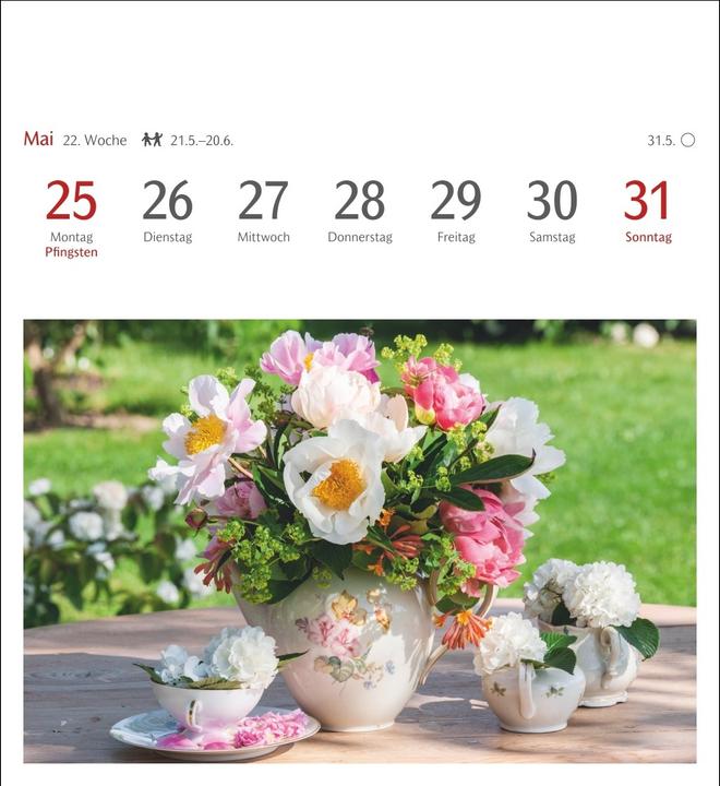 Produktbild Harenberg Blumenpracht Postkartenkalender 2026 - Wochenkalender mit 53 Postkarten (Deutsch)