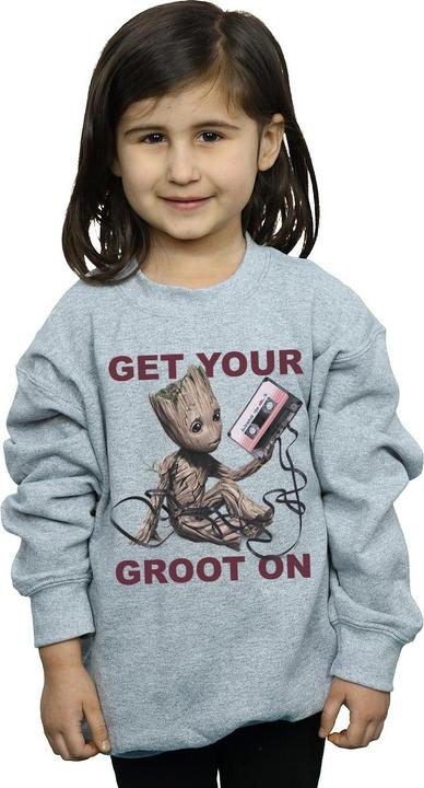 Image du produit - Sweat GUARDIANS OF THE GALAXY GET YOUR GROOT ON - Fille (140, 146)