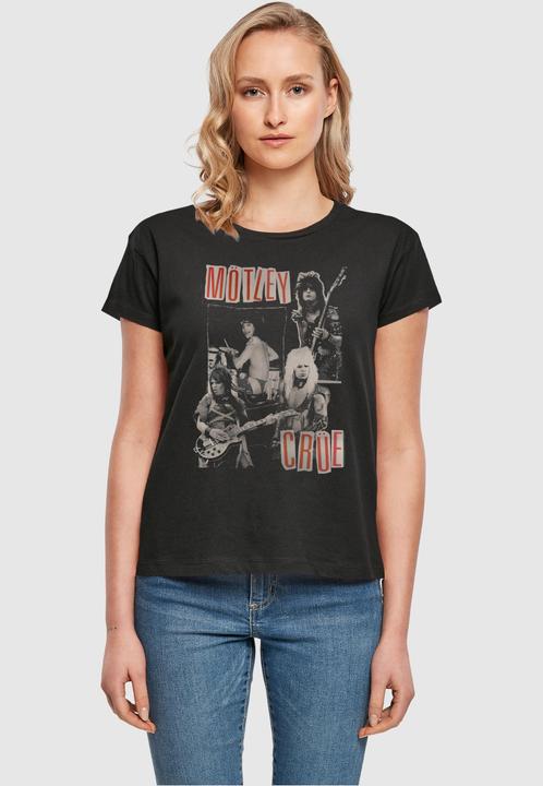 Actual product image Merchcode Ladies Motley Crue - Vintage Punk Collage Box Tee - 138469 (XL)