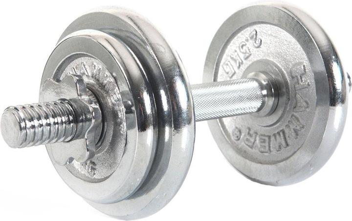 Produktbild Hammer Fitness Chrom-Kurzhantel-Set (1 x 10 kg)