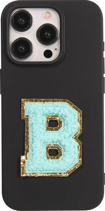 Actual product image PhoneLook Sticker Sticker for mobile/tablet/computer 3D embroidered turquoise letter B