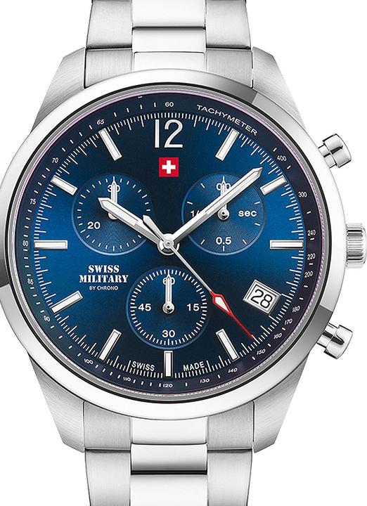 Immagine prodotto Swiss Military SM34097.03 Orologio cronografo da uomo 42mm 5ATM (Cronografo, 42 mm)