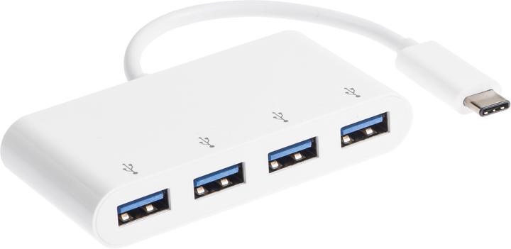 Actual product image Link2Go HU5004WP Hub 4-Port (USB-C, 4 ports)