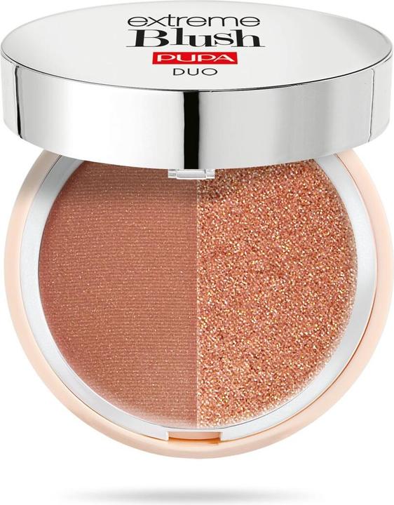 Pupa Milano Pupa - Extreme Blush DUO - Powder Blush 4 g 120 Radiant Caramel - Glow Spice (120 Radiant Caramel - Glow Spice)