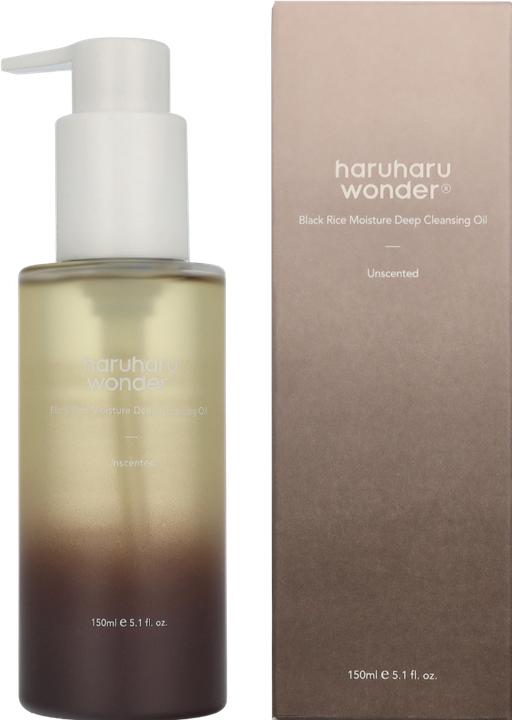 Actual product image Haruharu Wonder Black Rice Moisture Deep Cleansing Oil 150 ml (Oils, 150 ml)