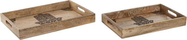 Esprit Tablettset Mango- 43,5 x 27 x 5,5 cm (2 Stück)