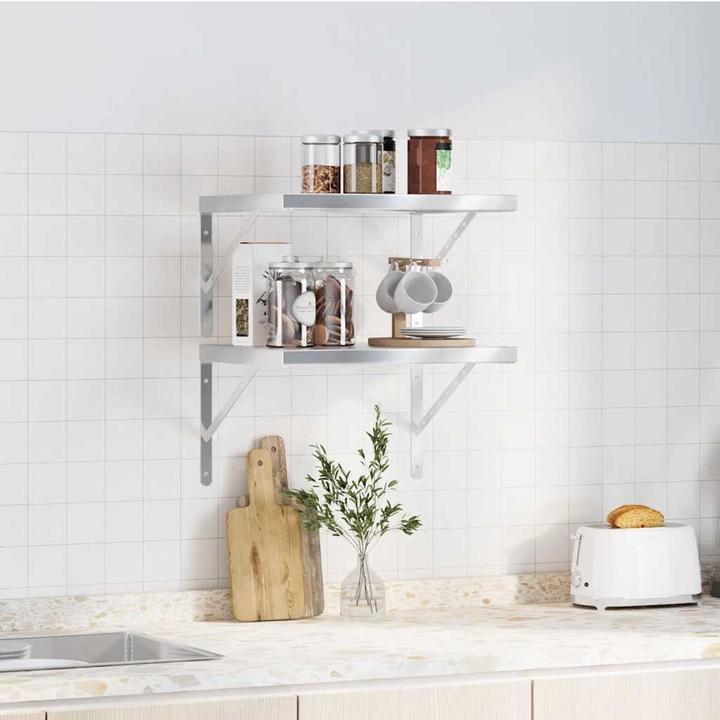 Produktbild VidaXL Wandregale 2 Stk. 100 x 40 cm Edel (100 x 40 x 3 cm)