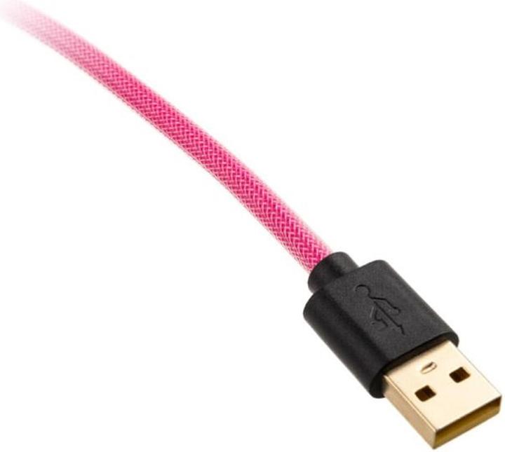 Image du produit Ducky Câble spiralé Premicord Joker, USB Type C vers Type A (1.80 m, USB 2.0)
