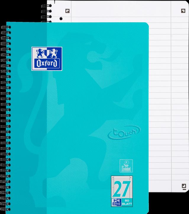 Produktbild Oxford Collegeblock Touch (A4+, Liniert, Harter Einband)