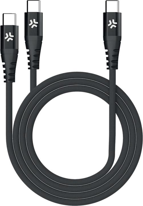 Produktbild Celly USB-C to 2 USB-C Cable 100W (POWER DELIVERY) (1.30 m, USB 1.0, 100 W)
