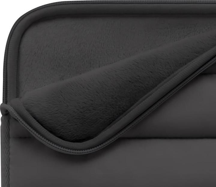 Actual product image Tech-Protect Tech-Protett Fluffy Laptoptasche 13-14 – Schwarz (14")