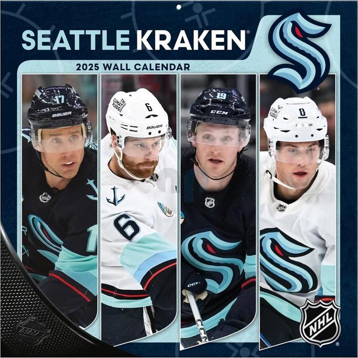 Image du produit NHL - Seattle Kraken - Calendrier mural de l'équipe 30,5 x 30,5 cm 2025 (30,5 x 30,5 cm, Français, Italien, Espagnol, Allemand, Anglais)