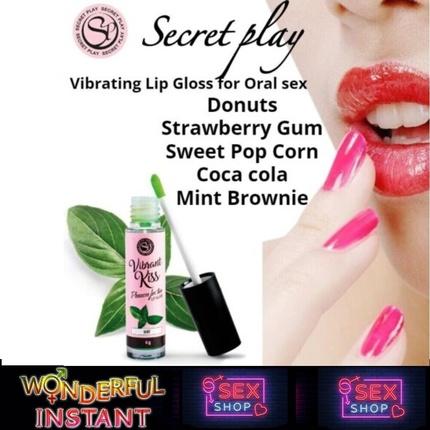 Actual product image Secret play Lip Gloss Vibrant Kiss (Strawberry)
