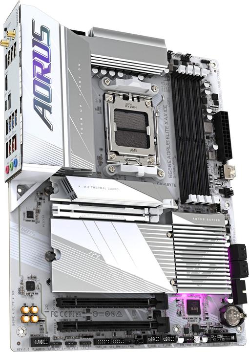Image du produit Gigabyte B650E AORUS Elite X AX ICE (AM5, AMD B650E, ATX)