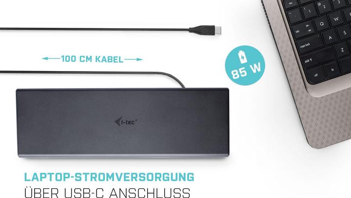 Produktbild i-tec USB 3.0 / USB-C / Thunderbolt 3 Dual 4K Dock (USB-C, 5 Ports)