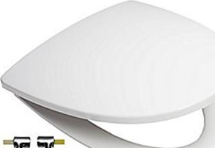Actual product image Geberit Ifø Sign Art white toilet seat with top-mounted holder and softclose. Only fits Ifø Si