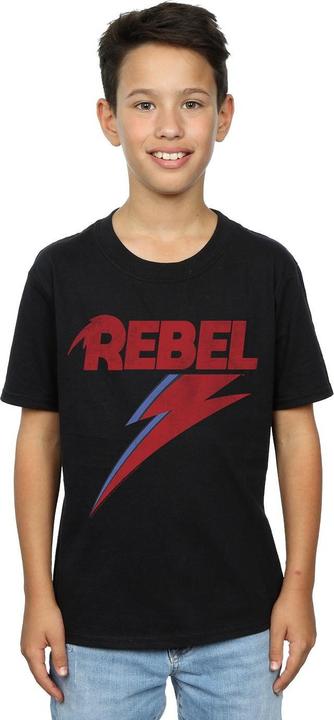 Produktbild David Bowie Distressed Rebel TShirt Jungen (116)
