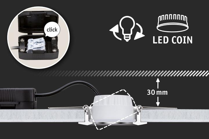 Produktbild Paulmann Coin Zigbee (GU10, 5.20 W, 400 lm, 1 x, G)