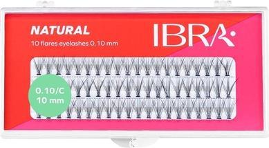 Actual product image Ibra Tufts Of False Eyelashes 0.10 C-10Mm (Artificial eyelashes)