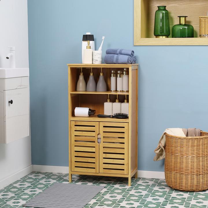 Immagine prodotto Kleankin Mobile da bagno con ante a persiana