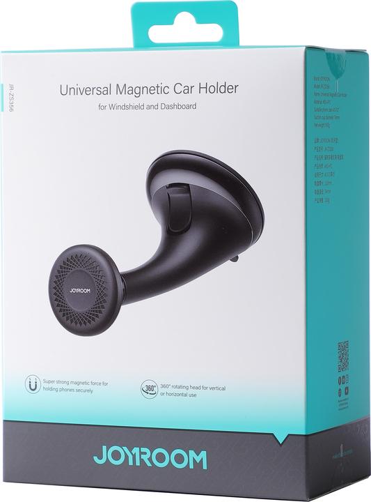 Productafbeelding Joyroom magnetische auto telefoonhouder voor cockpit/dashboard/raam zwart (JR-ZS356)