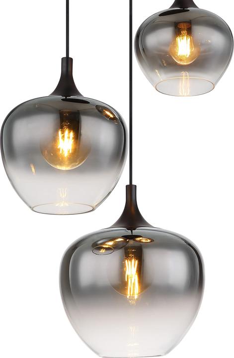 Immagine prodotto Globo Lampada a sospensione Maxy nero opaco 3xE27 (E27)