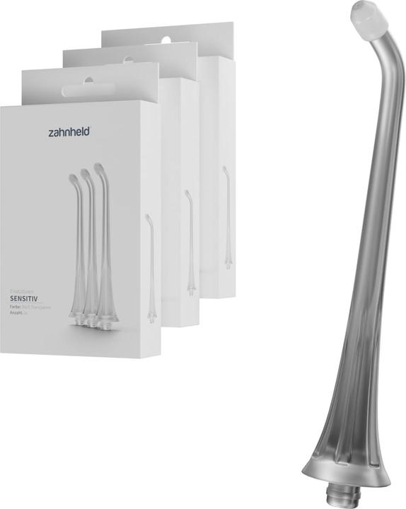 Zahnheld Ersatzdüse Sensitiv 9x Weiss (Mundduschenaufsätze)