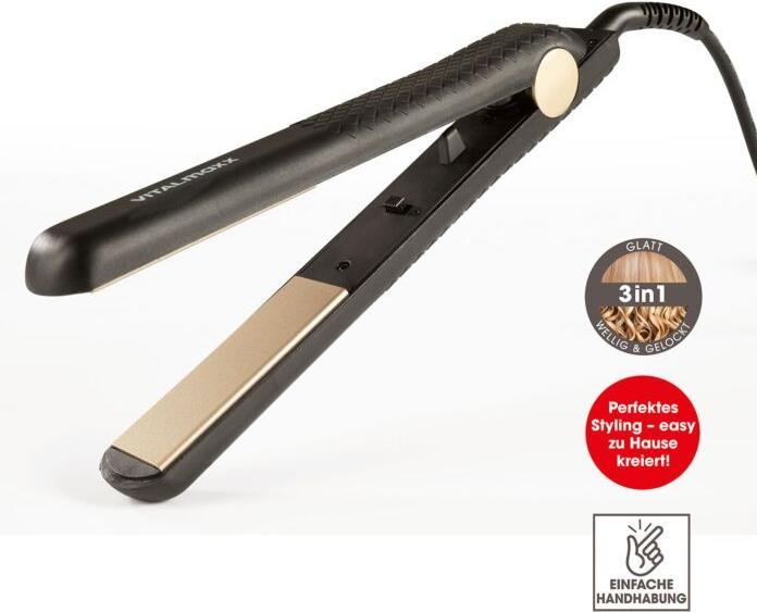 Produktbild Vitalmaxx Haarglätter Schwarz (Glätteisen)